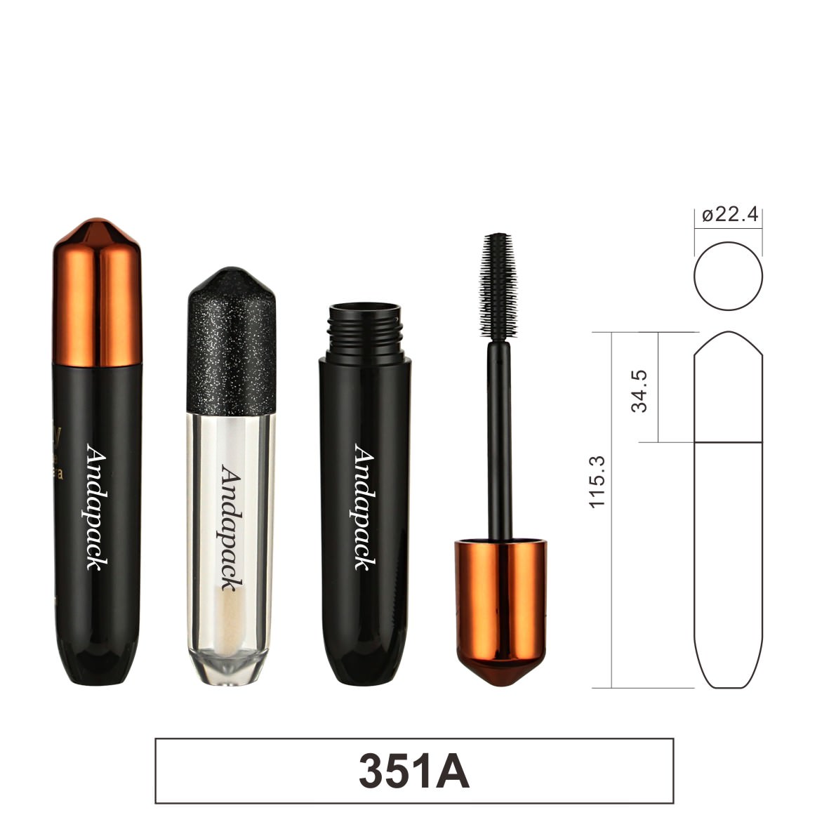 粉底遮瑕管 #351A